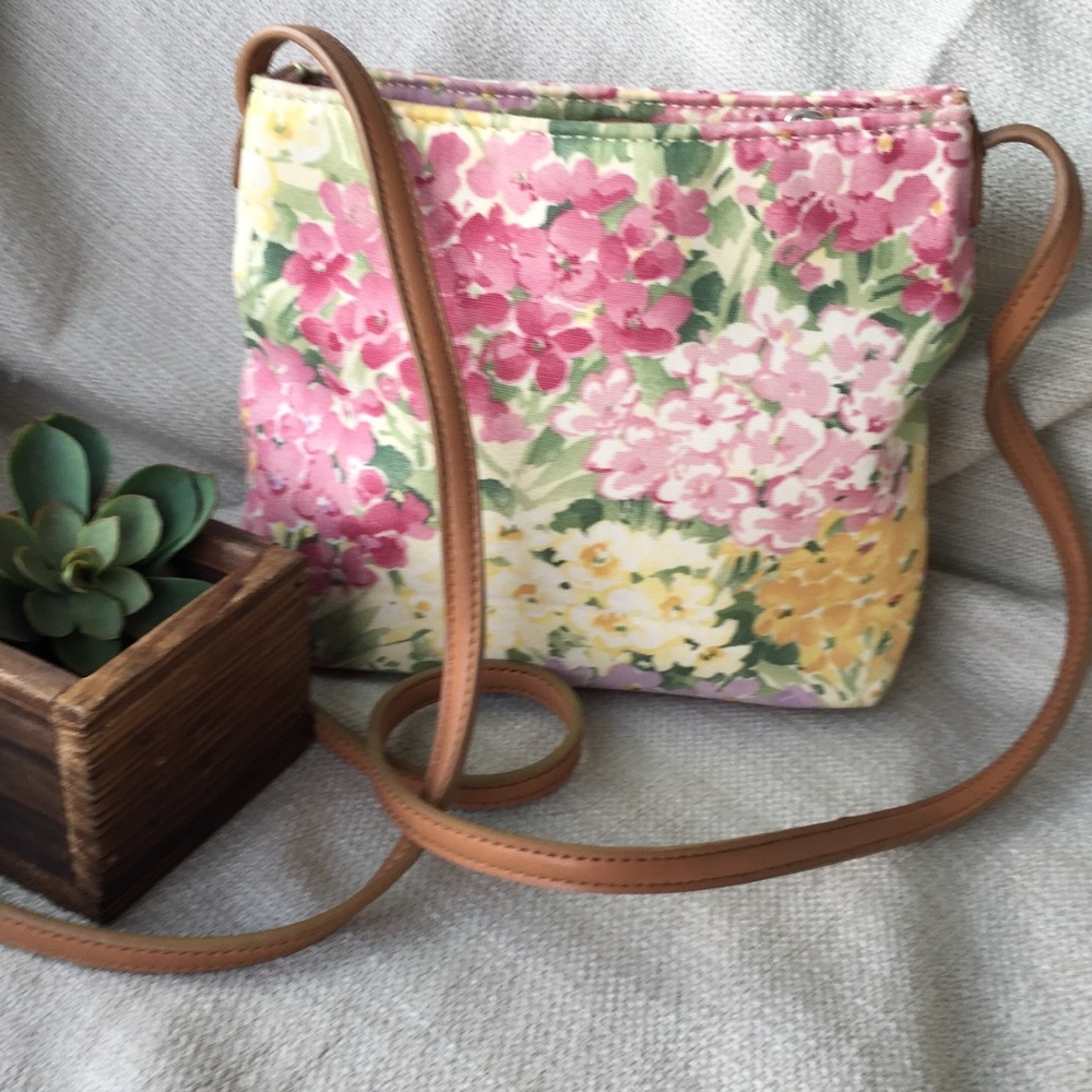 Adorable Pastel Floral Canvas Bag